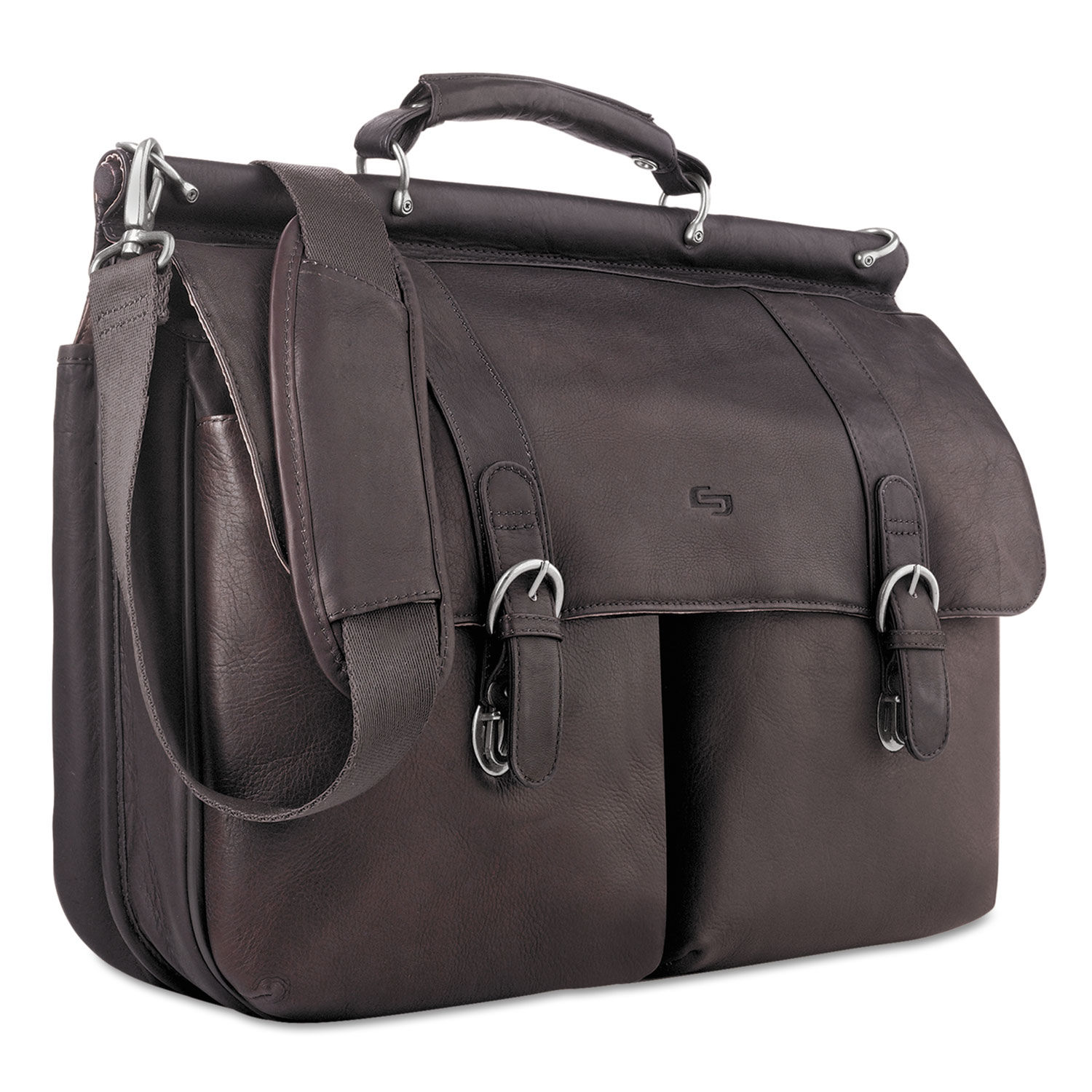 Executive Leather Briefcase By Solo USLD5353 OnTimeSupplies Com   252788.JPG