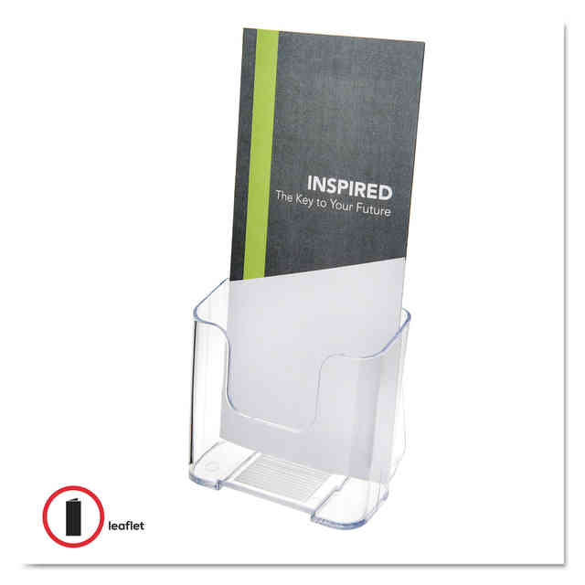 Deflect-O Corporation 1 Pocket Literature Rack, Clear