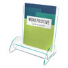 DEF775390 - Euro-Style DocuHolder, Magazine Size, 9.81w x 6.31d x11h, Green Tinted