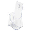 DEF77501 - DocuHolder for Countertop/Wall-Mount, Leaflet Size, 4.25w x 3.25d x 7.75h, Clear