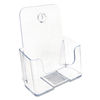 DEF74901 - DocuHolder for Countertop/Wall-Mount, Booklet Size, 6.5w x 3.75d x 7.75h, Clear