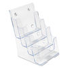 DEF77901 - 4-Compartment DocuHolder, Booklet Size, 6.88w x 6.25d x 10h, Clear