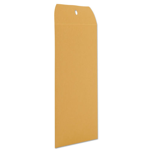 Universal Kraft Clasp Envelope, #10 1/2, Square Flap, Clasp/Gummed Closure, 9 x 12, Brown Kraft, 100/Box