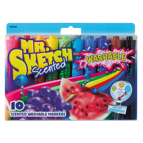 Mr. Sketch Scented Markers Assorted Colors Set Of 8 - Office Depot