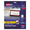 AVE88220 - Round Corner Print-to-the-Edge Business Cards, Inkjet, 2 x 3.5, White, 160 Cards, 8 Cards/Sheet, 20 Sheets/Pack