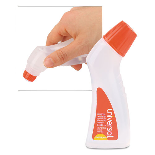 Universal Envelope Moistener with Adhesive 2.2 oz Bottle Clear