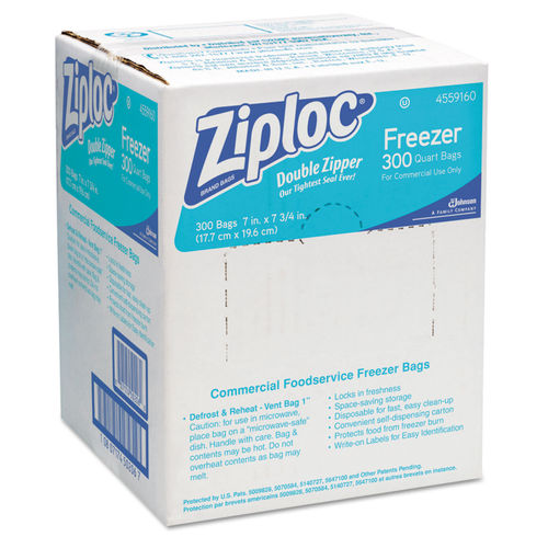 Ziploc Storage Bags, Multi-Purpose, Double Zipper, Gallon