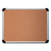UNV43713 - Cork Board with Aluminum Frame, 36 x 24, Tan Surface