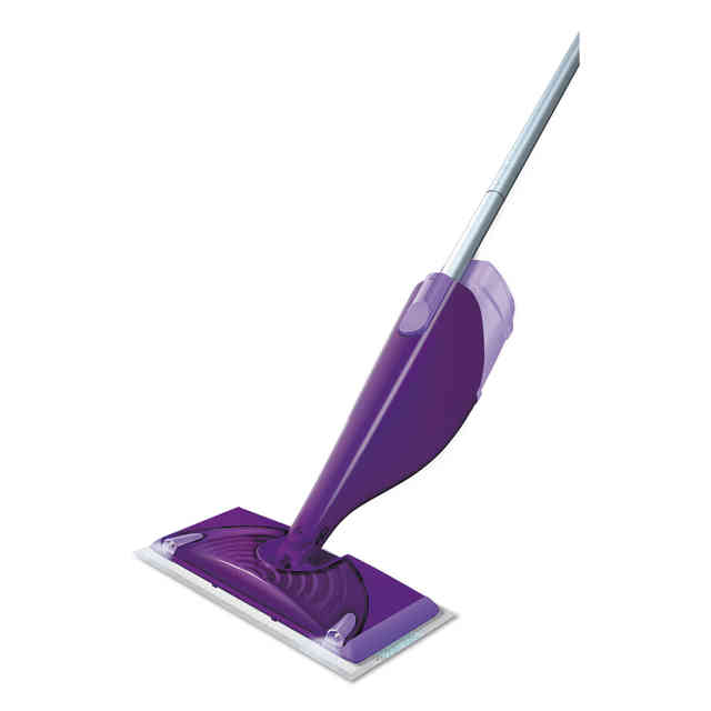 Swiffer WetJet Spray Mop Starter Kit PurpleSilver - Office Depot