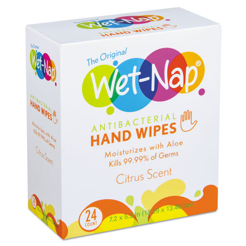 Antibacterial Hand Wipes by WetNap® NICD01524TKCT