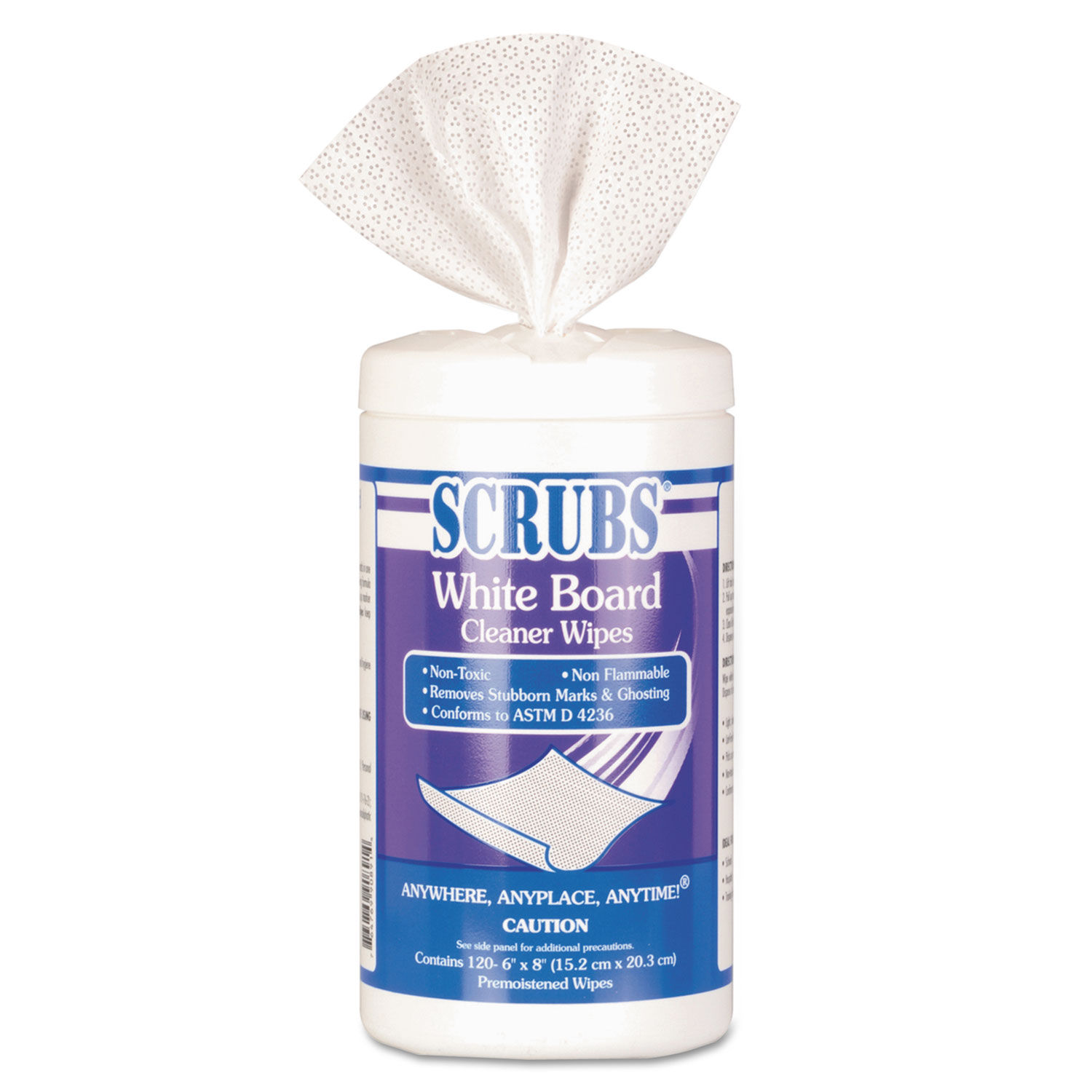 White Board Cleaner Wipes by SCRUBS® ITW90891CT