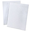 TOP22030C - Quadrille Pads, Quadrille Rule (4 sq/in), 50 White (Standard 15 lb Bond) 8.5 x 11 Sheets