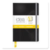 TOP56874 - Idea Collective Journal, Hardcover with Elastic Closure, 1-Subject, Wide/Legal Rule, Black Cover, (96) 5.5 x 3.5 Sheets