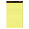 TOP63980 - Docket Gold Ruled Perforated Pads, Wide/Legal Rule, 50 Canary-Yellow 8.5 x 14 Sheets, 12/Pack