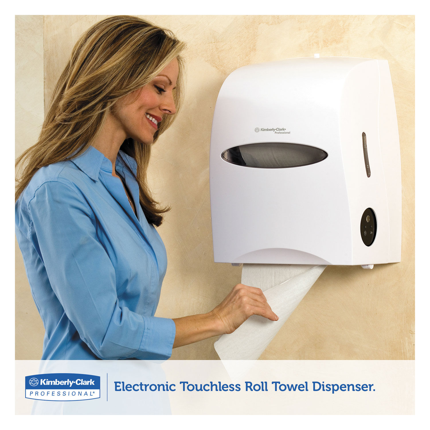 kimberly clark towel dispenser hand