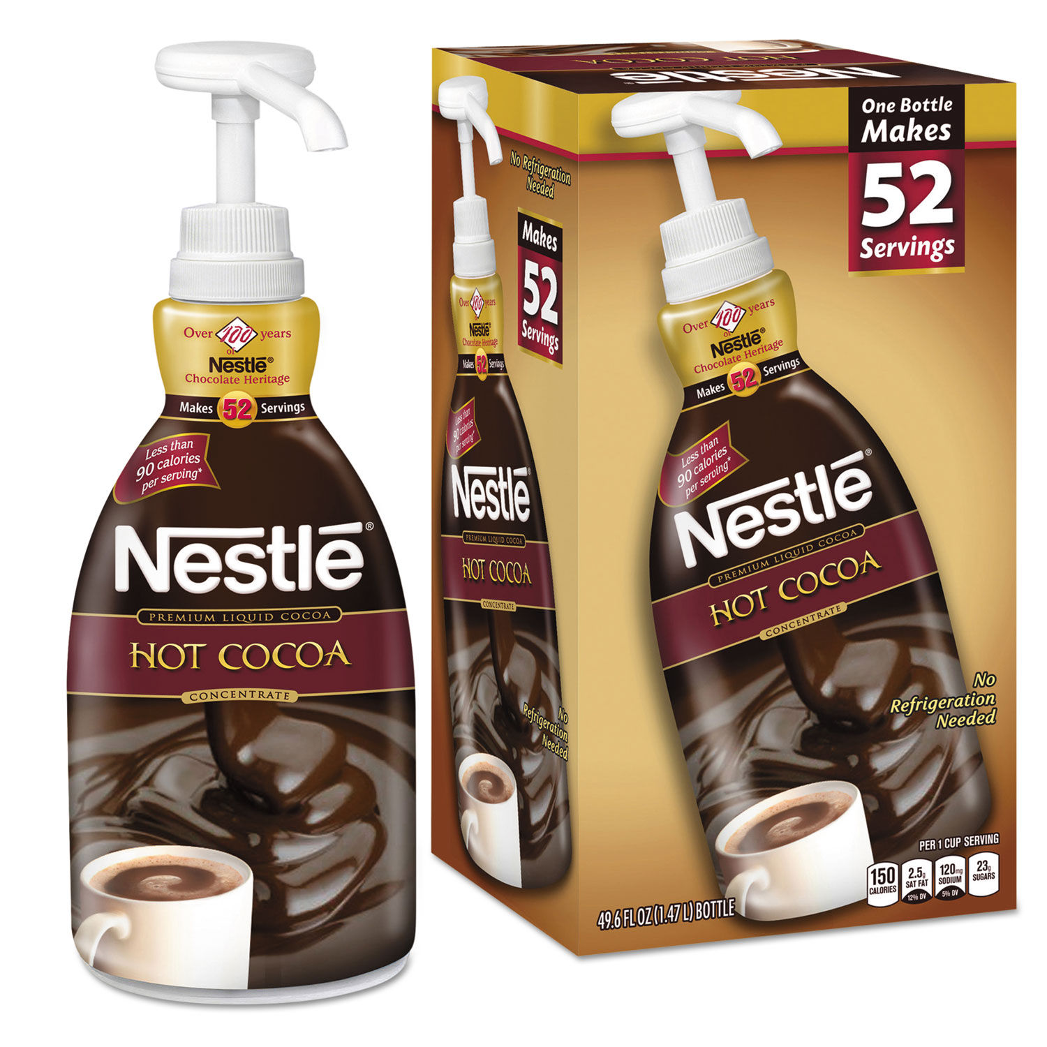 Nestle, Nes25485ct, Rich Chocolate Hot Cocoa Packets, 6 / Carton