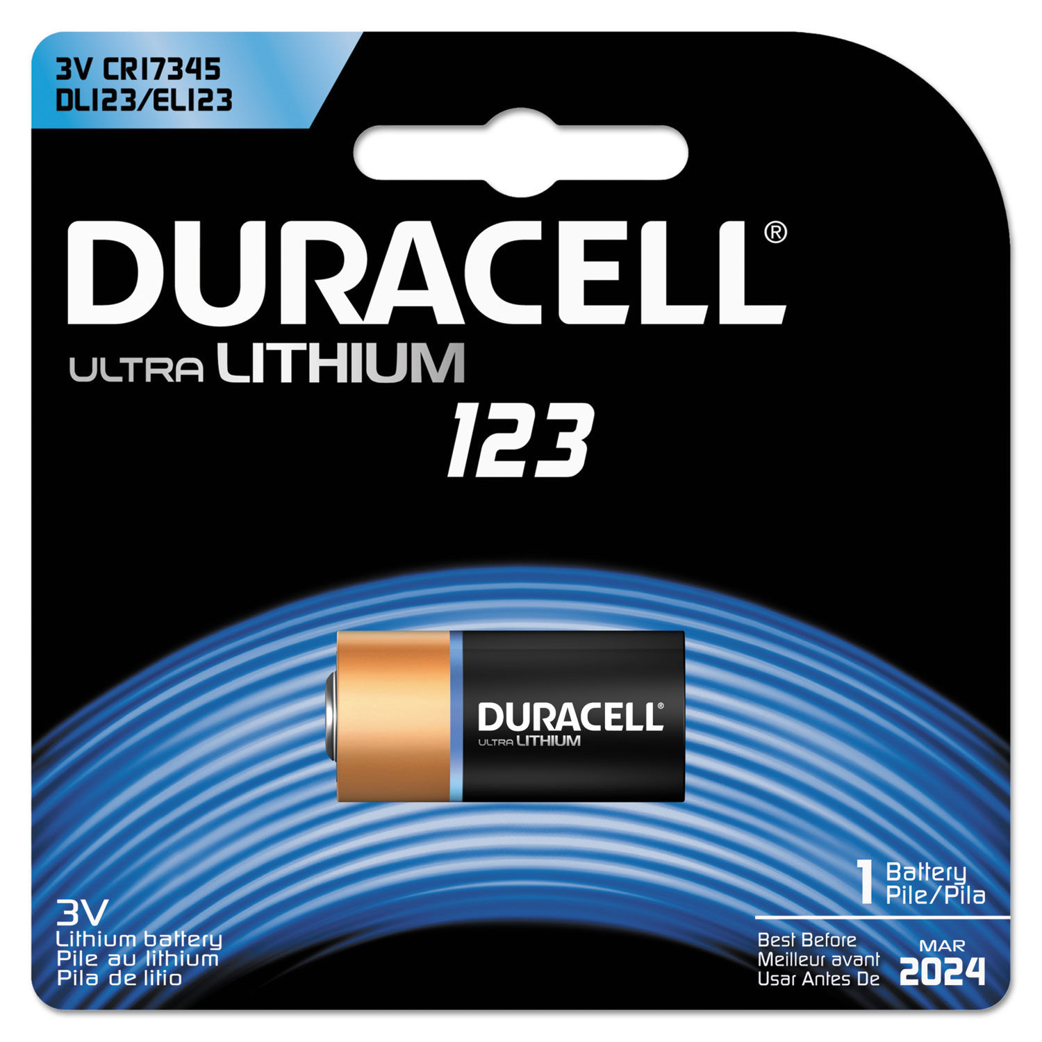 Ultra High-Power Lithium Battery by Duracell® DURDL123ABPKCT |  OnTimeSupplies.com