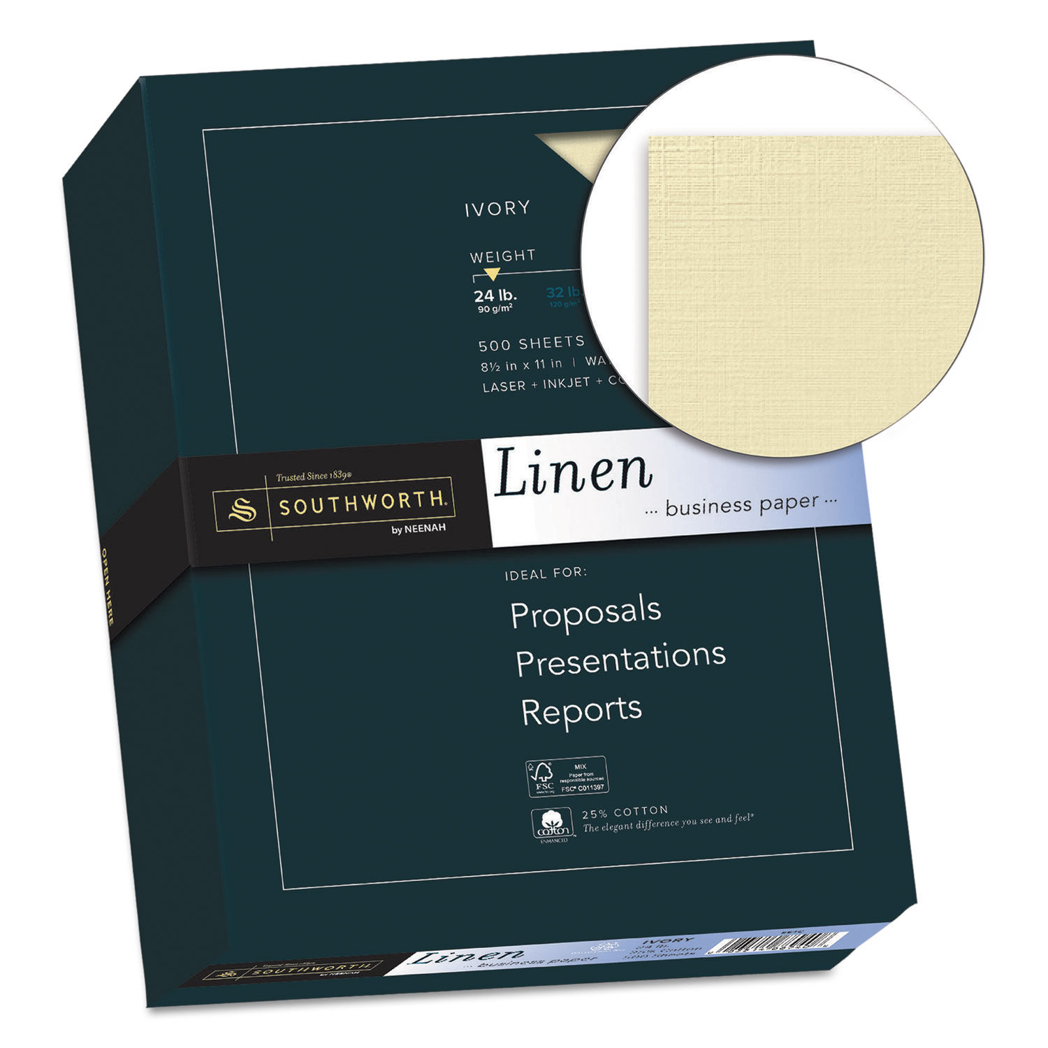 Linen Resume Paper (Ivory)