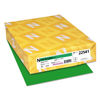 WAU22541 - Color Paper, 24 lb Bond Weight, 8.5 x 11, Gamma Green, 500 Sheets/Ream