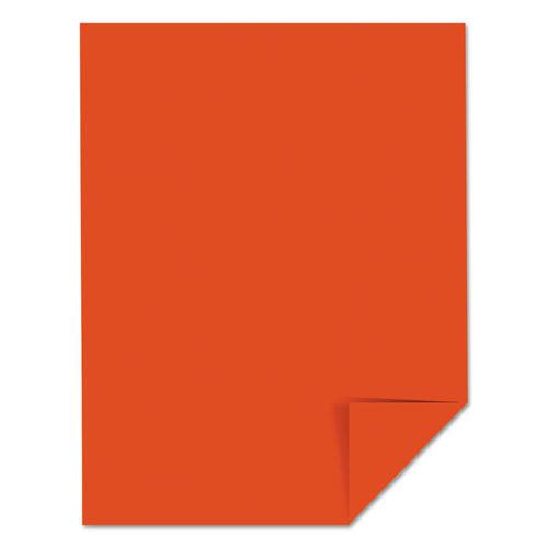 Orbit Orange™, 8.5” x 11”, 65 lb/176 gsm, 250 Sheets, Colored Cardstock