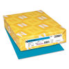 WAU22661 - Color Paper, 24 lb Bond Weight, 8.5 x 11, Celestial Blue, 500 Sheets/Ream