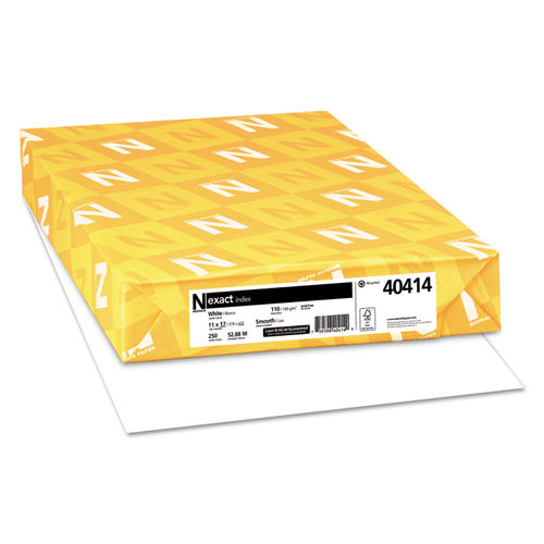Bright White 80lb. 12 x 12 Cardstock - 50 Pack - by Jam Paper