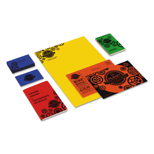  50-Sheet Astrobrights Cardstock - Primary Colors