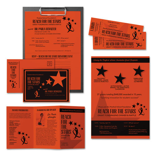 Astrobrights Cosmic Orange Card Stock - 8 1/2 x 11 in 65 lb Cover Smooth  250 per Package