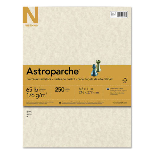 Astrobrights Color Cardstock, 65lb, 8.5 x 11, Lunar Blue, 250/Pack