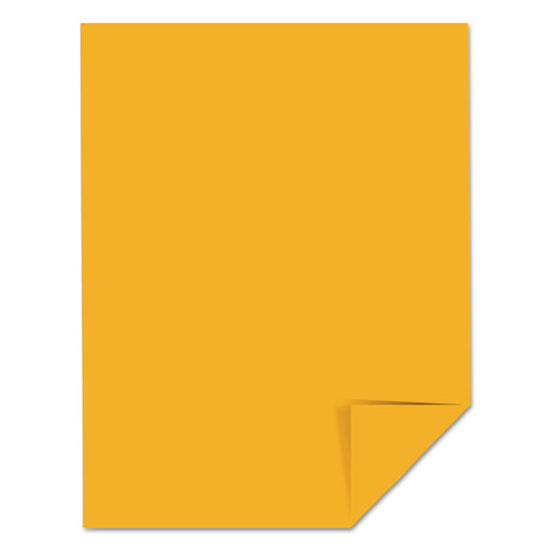 Neenah Cardstock, 65 lb., 8.5 x 11, Solar Yellow, 250 Sheets 