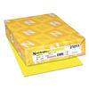 WAU21011 - Color Paper, 24 lb Bond Weight, 8.5 x 11, Lift-Off Lemon, 500/Ream