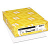 WAU40411 - Exact Index Card Stock, 94 Bright, 110 lb Index Weight, 8.5 x 11, White, 250/Pack