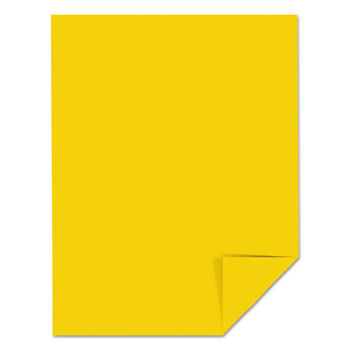 Astrobrights Color Cardstock, 65lb, 8.5 x 11, Solar Yellow, 250/Pack