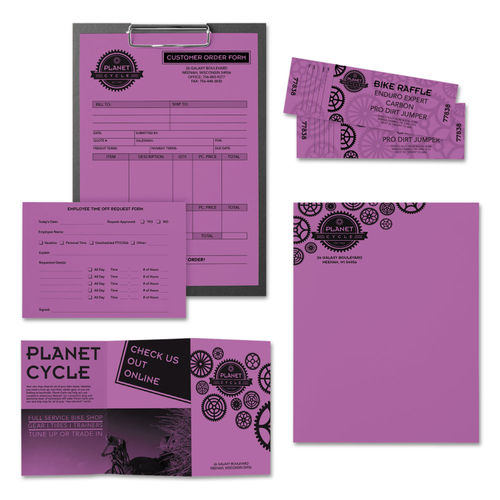 Color Paper, 24lb, 11 x 17, Planetary Purple, 500 Sheets