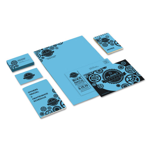 Clearance] Basis Colors - 8.5 X 11 Cardstock Paper - Light Blue