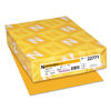 WAU22771 - Color Cardstock, 65 lb Cover Weight, 8.5 x 11, Galaxy Gold, 250/Pack