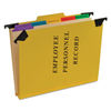 PFXSER2YEL - Hanging-Style Personnel Folders, 5 Dividers with 1/5-Cut Tabs, Letter Size, 1/3-Cut Exterior Tabs, Yellow