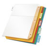 CRD84009 - Poly Ring Binder Pockets, 8.5 x 11, Letter, Assorted Colors, 5/Pack