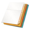 CRD84007 - Poly Ring Binder Pockets, 8.5 x 11, Assorted Colors, 5/Pack