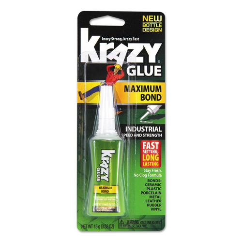 What is a glue I can use on glass, steel and plastic that dries