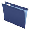 PFX415215NAV - Colored Reinforced Hanging Folders, Letter Size, 1/5-Cut Tabs, Navy, 25/Box