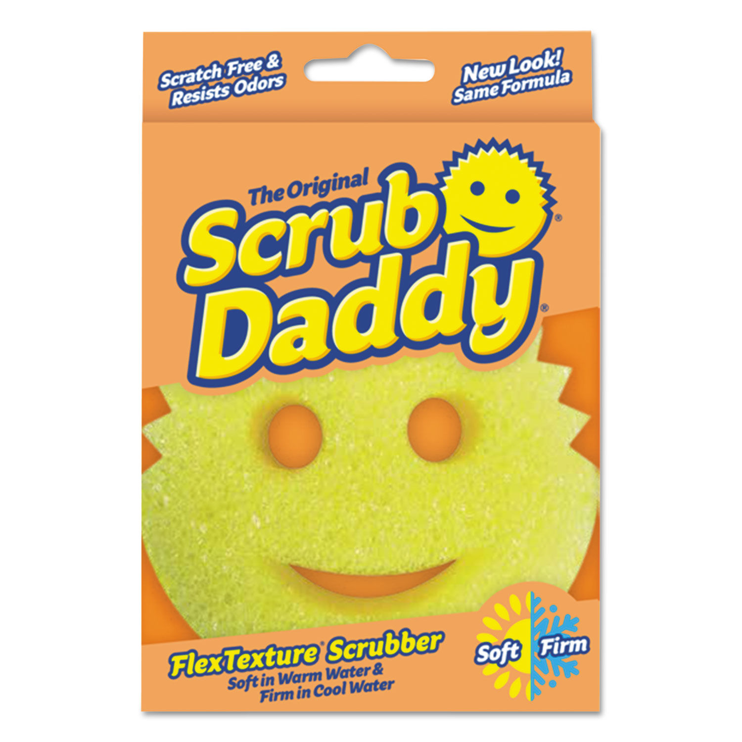 Scrub Daddy Scratch-Free Round Scrubbing Sponges, Assorted - 3 pack