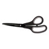 UNV92021 - Industrial Carbon Blade Scissors, 8" Long, 3.5" Cut Length, Black/Gray Straight Handle