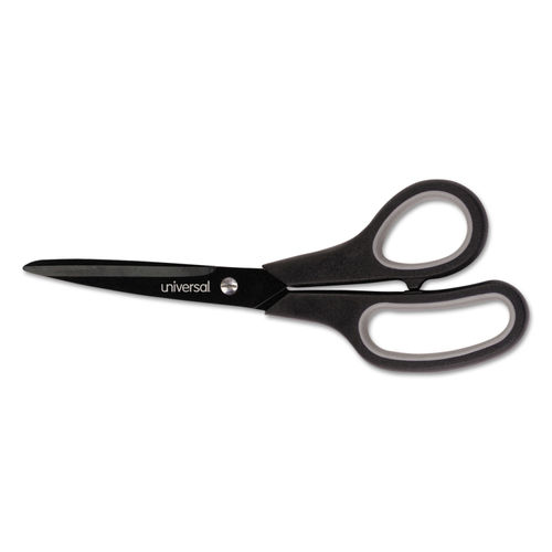 Office Depot Brand Scissors, 8, Straight, Black, Pack Of 2