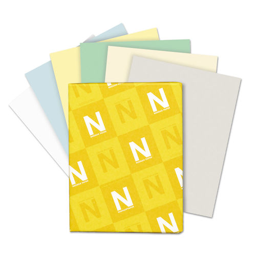 Neenah Paper Exact Vellum Bristol Cover Stock, 67 lb Bristol Weight, 8.5 x  11, Yellow, 100/Pack