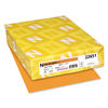 WAU22651 - Color Paper, 24 lb Bond Weight, 8.5 x 11, Cosmic Orange, 500/Ream