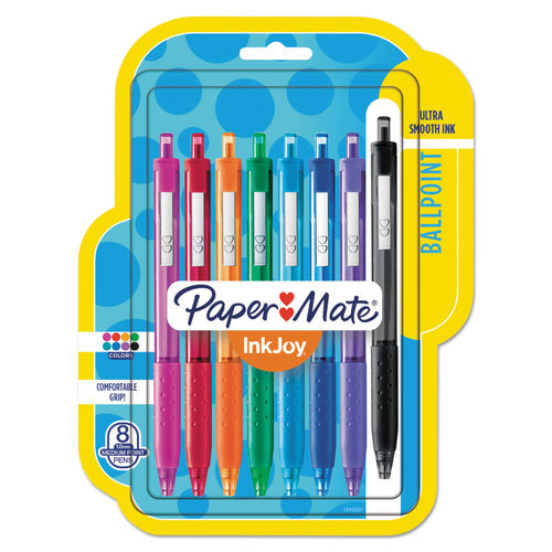 Paper Mate InkJoy Gel Pens Medium Point 0.7 mm Black Barrel Black Ink Pack  Of 10 - Office Depot