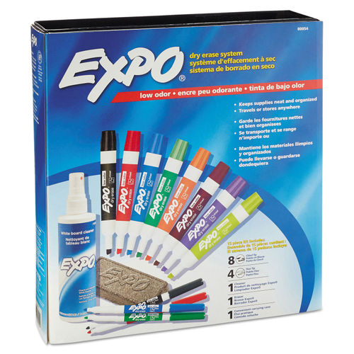 Expo Low-Odor Dry Erase Marker Sets