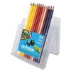 SAN92805 - Scholar Colored Pencil Set, 3 mm, 2B, Assorted Lead and Barrel Colors, 24/Pack