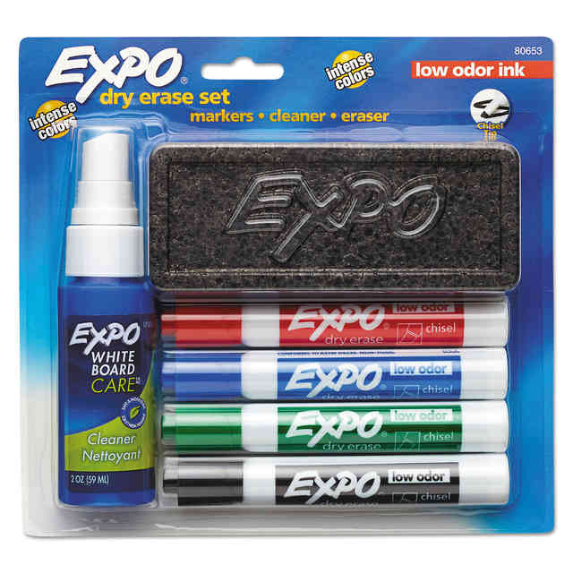 Low-Odor Dry Erase Marker Starter Set by EXPO® SAN80653